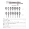 Dental Implant Torque Wrench Screwdriver Kit 10-70NCM Ratchet / 10-40Ncm Hex Drivers Dentistry Repair Tools