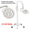 dental Floor-standing movable inspection lamp Surgical lights 10 LED medical cold light lamp