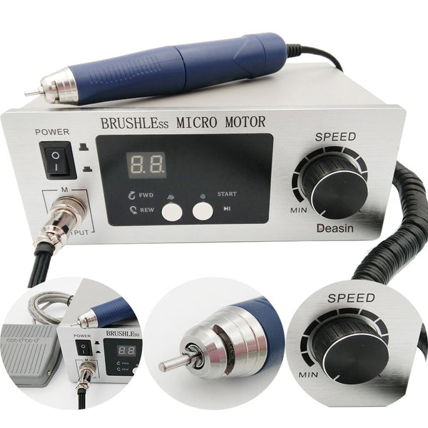 Dental Lab machine Brushless micro motor engraving Micromotor Polishing machine Unit with handpiece