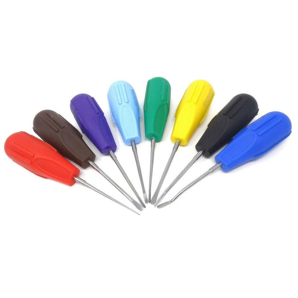 8Pcs Dental Minimally Invasive Tooth Elevator Luxating Lift Curved Root Elevator Dentistry Surgical Screwdriver Tool